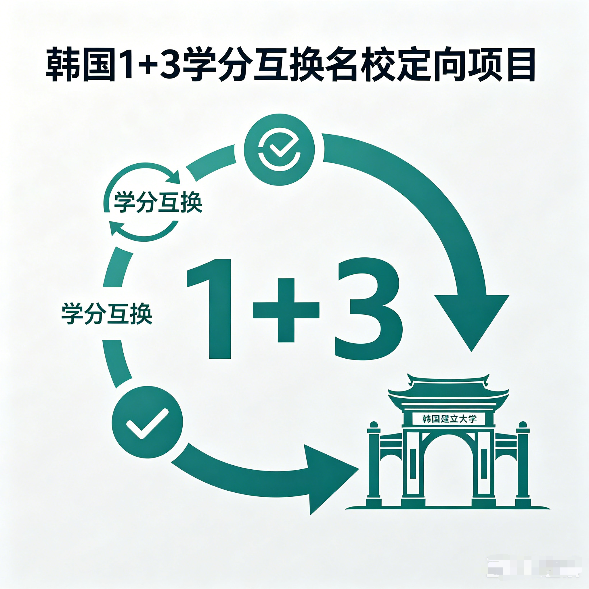 衡阳韩国留学1+3学分互换项目（名校定向）